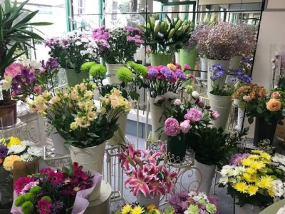 Bowbells Florist arrangement